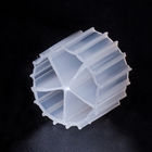 médias de couleur blanche matérielle de HDPE de Vierge de médias de filtrage de 10*7mm MBBR bio pour le traitement de l'eau