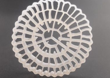 acheter grande surface de 25*4 mm et de couleur blanche, matière vierge HDPE MBBR, support de biofilm online manufacture