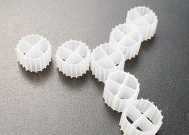 acheter PE résistant aux chocs Aquariums MBBR Filtre médias couleur blanche porteuse de fda 11 * 7MM MBBR porteuse de biofilm online manufacture