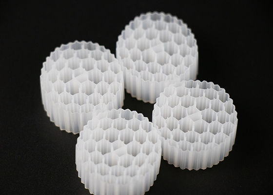 acheter Couleur blanche Matériau HDPE 38 trous MBBR Porteur PE vierge online manufacture