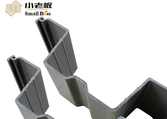 acheter L'extrusion de la pile de feuille de vinyle composite de type U gris 10 mm d'épaisseur online manufacture