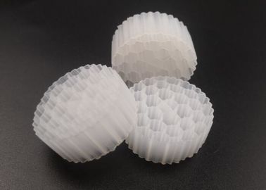Moulures de médias de cellules biochimiques en HDPE MBBR en matière vierge FDA SAFY pour le traitement des eaux usées