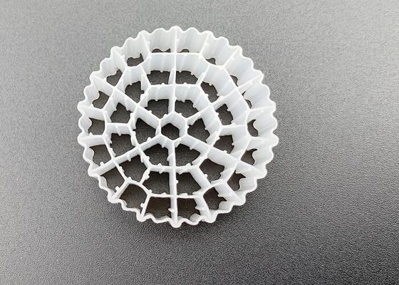 25*10MM de matériau de filtration en HDPE vierge blanc couleur MBBR