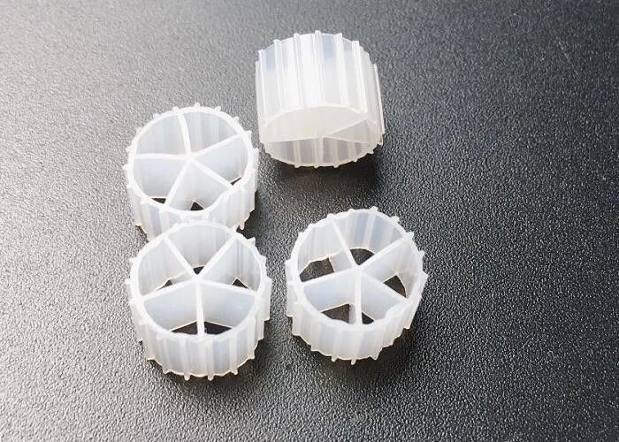 MBBR Filtre plastique à choc par balle BOD / COD et élimination de l'azote