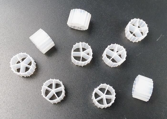 MBBR Filtre plastique à choc par balle BOD / COD et élimination de l'azote