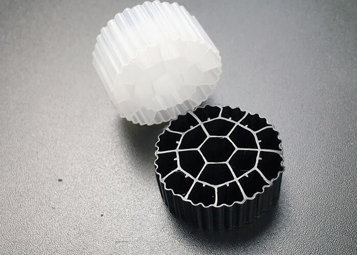 Processus à cellules actives MBBR en plastique HDPE de couleur blanche