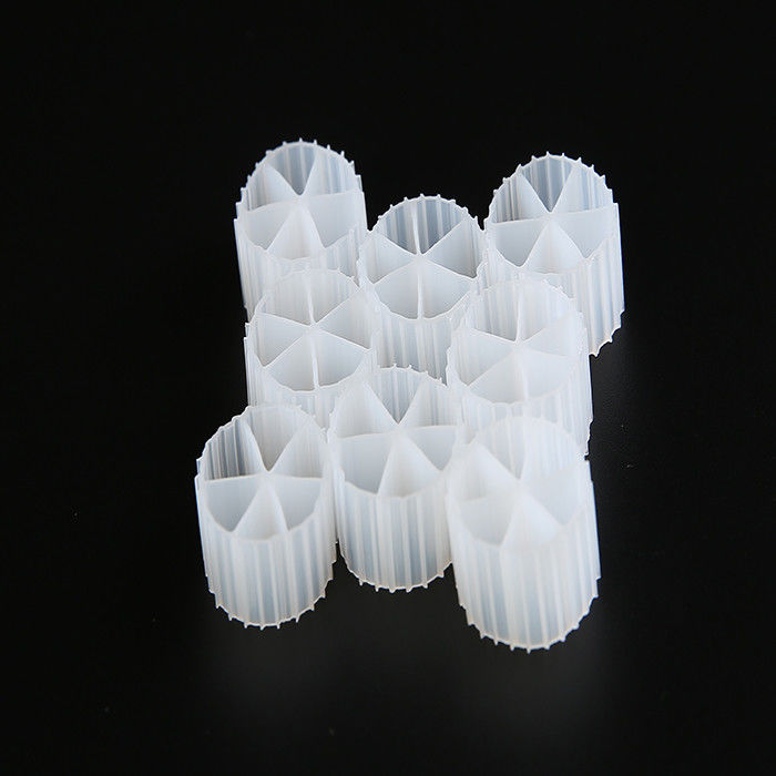 16 mm x 10 mm Filtre flottant hydrophile Médias vierges HDPE Matériau MBBR
