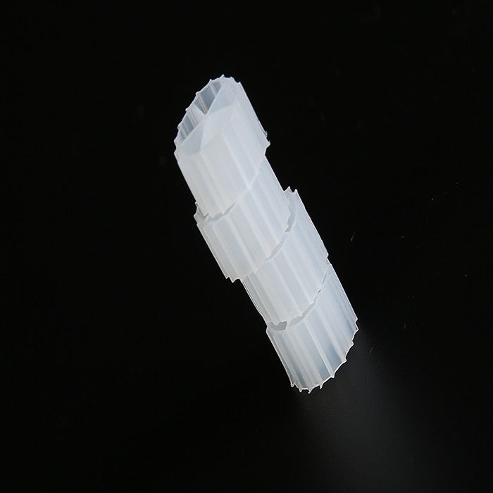 Moyens de filtration en plastique MBBR hydrophiles Moins de consommation d'énergie