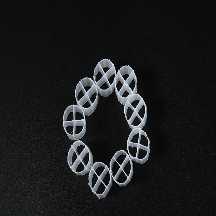 Medium filtrant en HDPE K1 de couleur blanche respectueuse de l'environnement avec matériau en HDPE pour les eaux usées