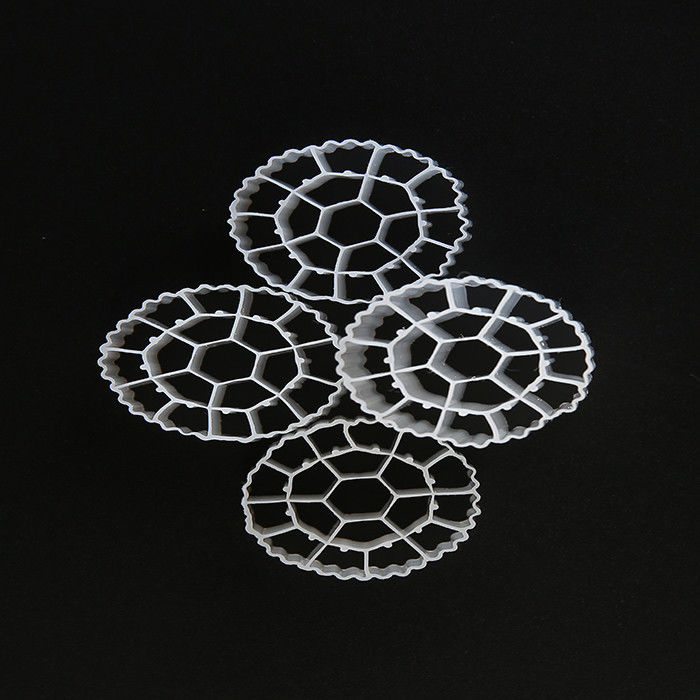 25 mm X 10 mm Taille Filtre plastique Médias vierges HDPE Matériau MBBR Bio boules