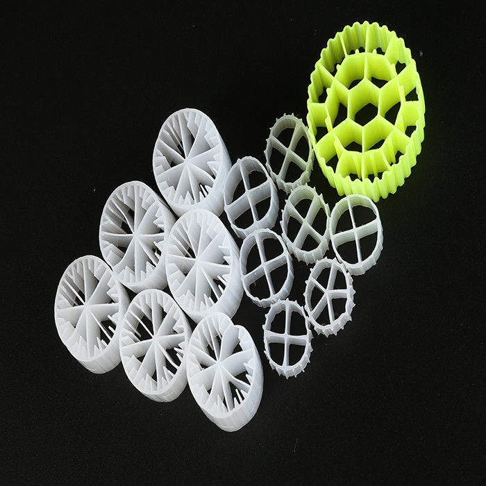 Produits de traitement de l'eau en plastique pour l'aquaponie MBBR Filtre médias 25*12mm Taille Bio Cel Pour étang