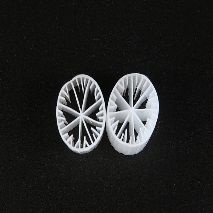 Matériau vierge HDPE MBBR Bio Media Couleur blanche 15*15 mm Taille pour les eaux usées
