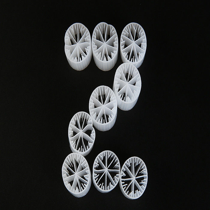 15 mm x 15 mm MBBR K1 Filtre de médias vierges HDPE avec une bonne surface