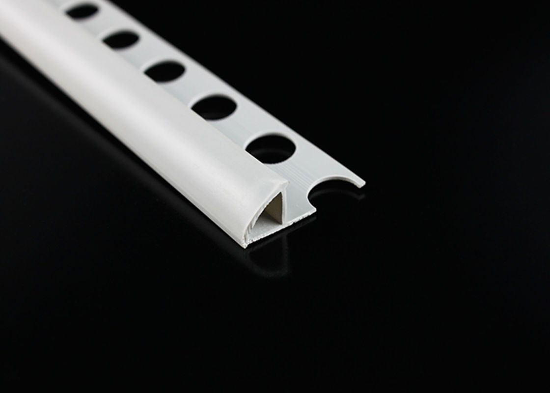 Décoration de tuiles en PVC à l'extérieur perle d'angle 6 mm hauteur garde d'angle résistant à la rouille