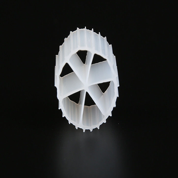 16*10mm Taille MBBR Biocell Filter Media Matériau vierge HDPE et couleur blanche pour les RAS
