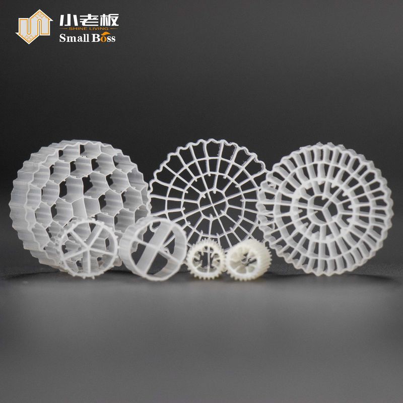 Filtre à biomasse MBBR à moule actif 25*10mm 38 chambres Saumon aquatique Aquiculture terrestre Porteur flottant