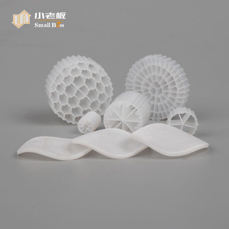 Installation de traitement des eaux usées Mbbr Bio boules Filtre médias Mbbr Plastique porte-eau Mbbr