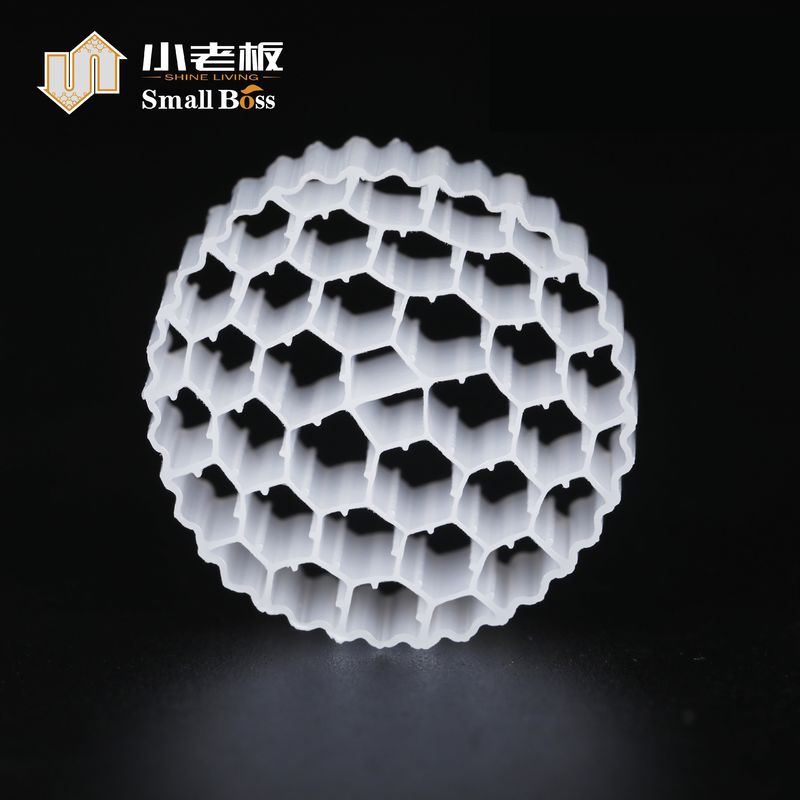 PE38 Filtreur en plastique professionnel Matériau HDPE Biomédias aquariums