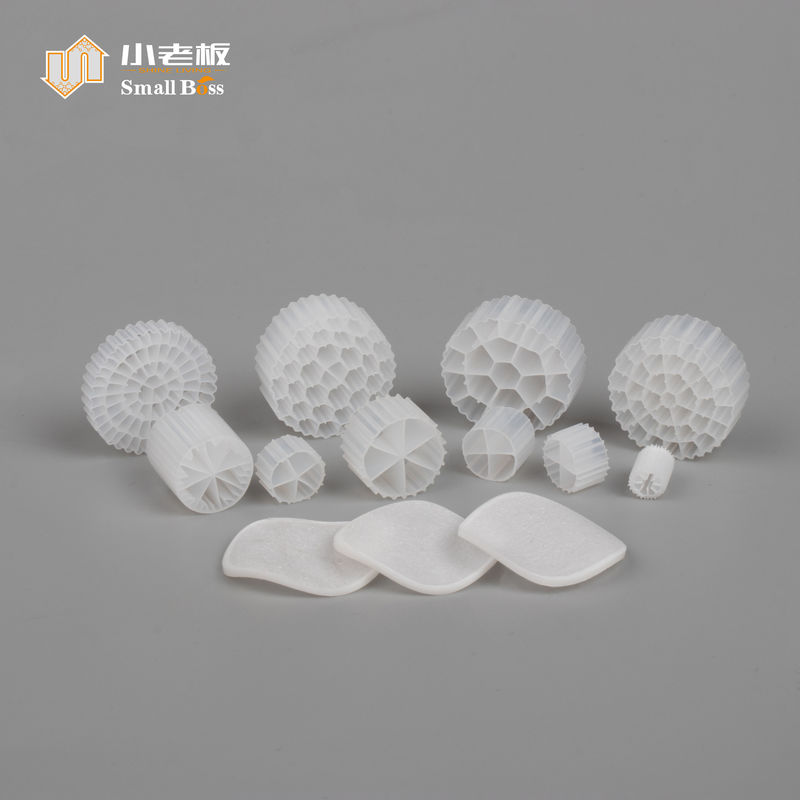 PE38 Filtreur en plastique professionnel Matériau HDPE Biomédias aquariums