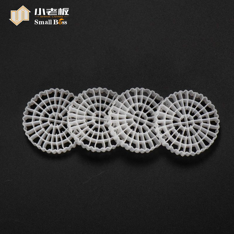 PE75 Biocell Filter Media pour le processus de nitrification avec une grande surface et une formation rapide de biofilm