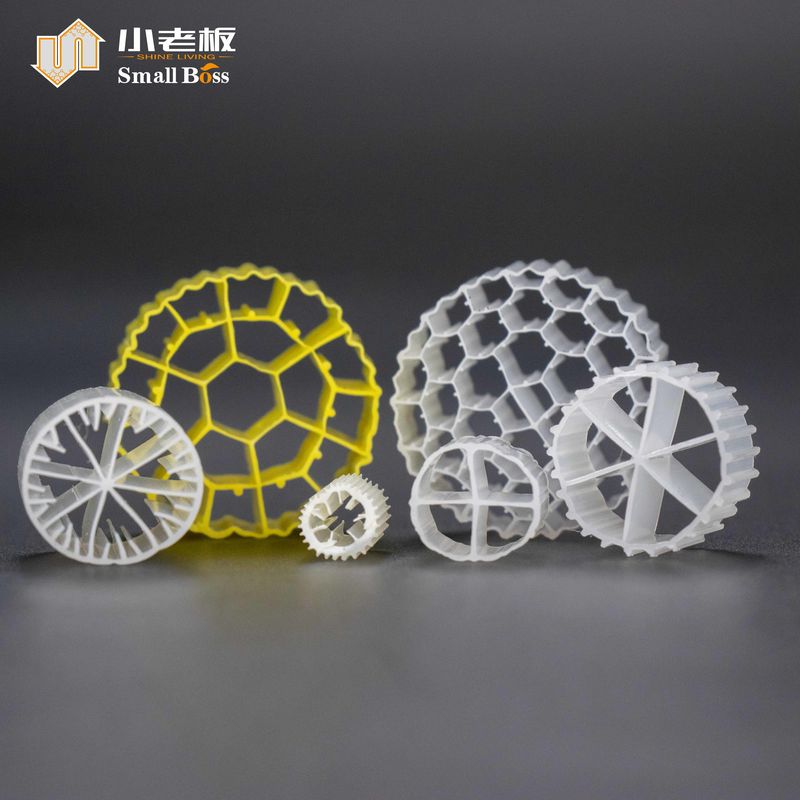PE75 Biocell Filter Media pour le processus de nitrification avec une grande surface et une formation rapide de biofilm