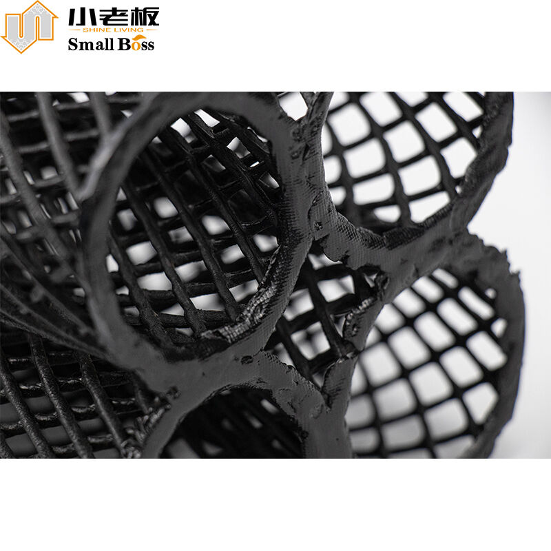 Bio-bloc de flottement structuré D50mm de médias de Koi Pond MBBR de jardin structuré par aquarium d'Eco de médias de filtrage