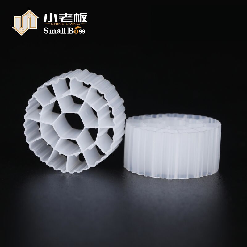 Média de filtrage MBBR blanc K3 Média flottant RAS HDPE