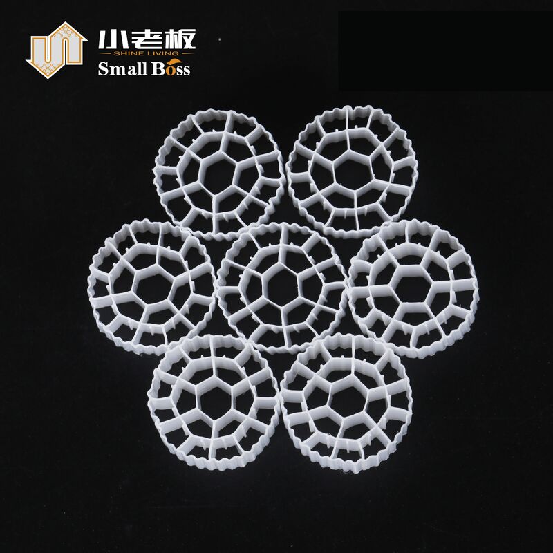 Média de filtrage MBBR blanc K3 Média flottant RAS HDPE