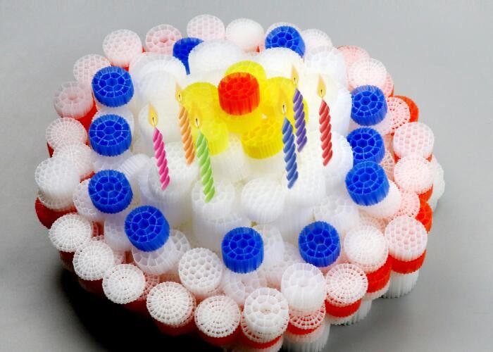 les médias biologiques MBBR pour le traitement des eaux usées industrielles