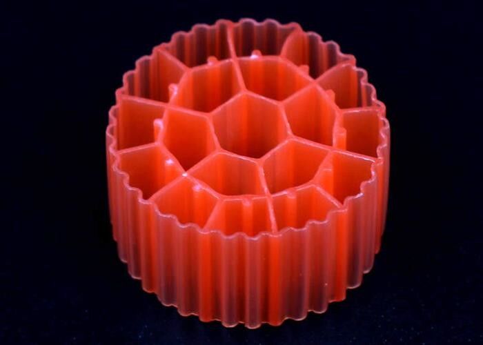 Traitement industriel de l' eau Filtre à cellules biochimiques rouges, K3 Micro Media