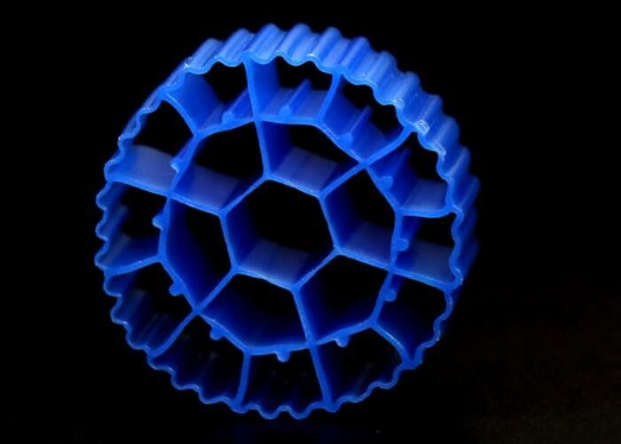 MBBR en plastique Biocell BIO Balls Filtre médias pour la résistance aux chocs RAS