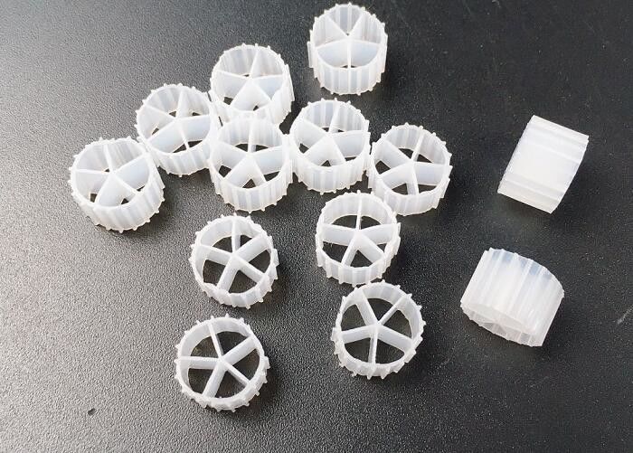 10*7 mm MBBR Biotransporteur FAB Media Biocell Media Pour le traitement de l'eau