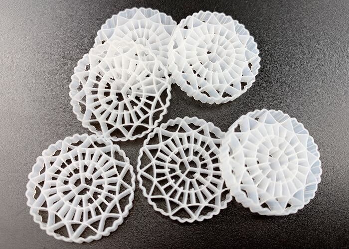 Kaldnes K5 HDPE 1600 m2/m3 Biopipe à grande surface MBBR Filtre flottant