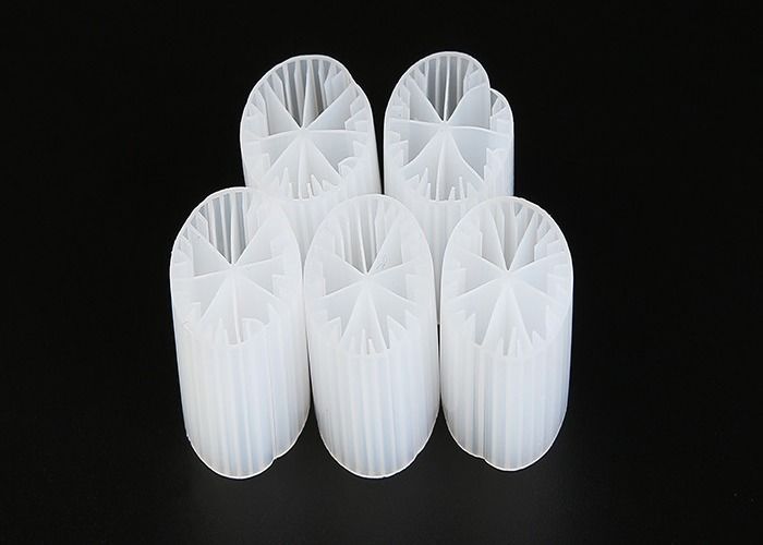 Réacteur à biofilm en milieu de filtre en plastique blanc hydrophile