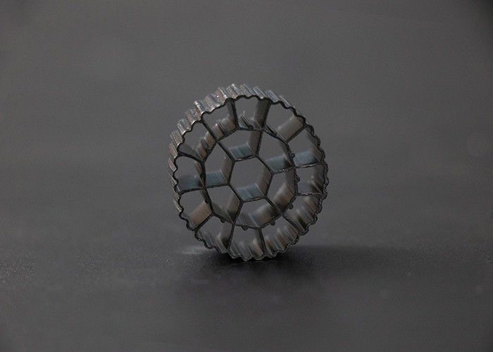 Couleur noire flottante 25*12MM Mbbr Biofiltreur de médias Matériau HDPE