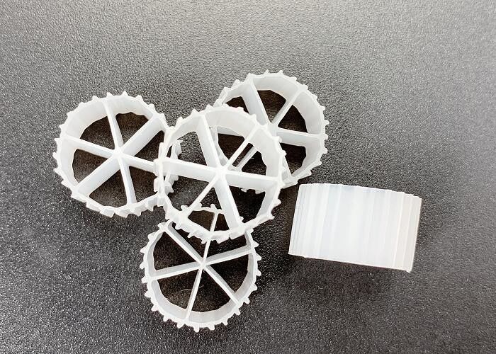 Réacteur à biofilm à lit mobile réservoir d'aération flottant Kaldnes Filtre médias vierge HDPE