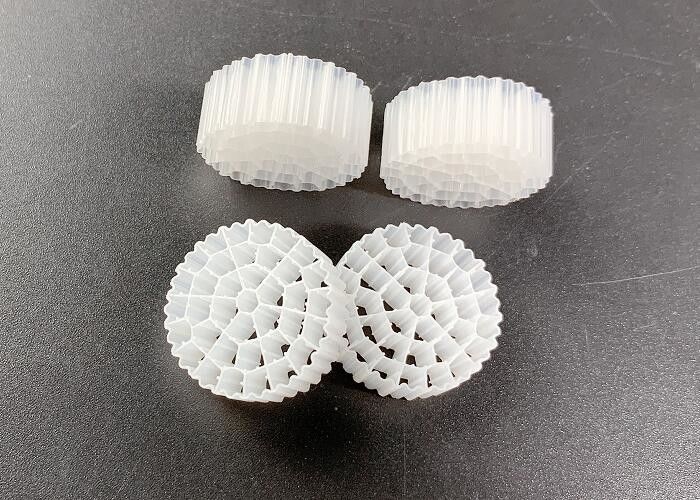 K3 Réacteur à biofilm mobile MBBR Filtre flottant Médias crevettes Porteurs plastiques