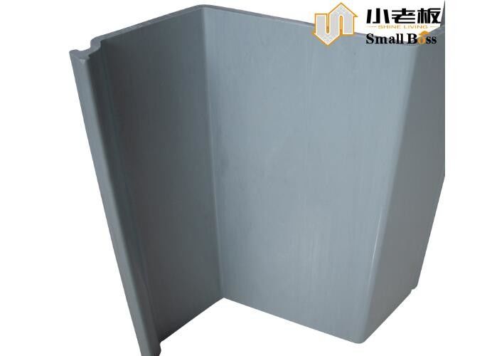 Pile de feuille de vinyle en PVC de couleur grise personnalisée Extrusion de type Z